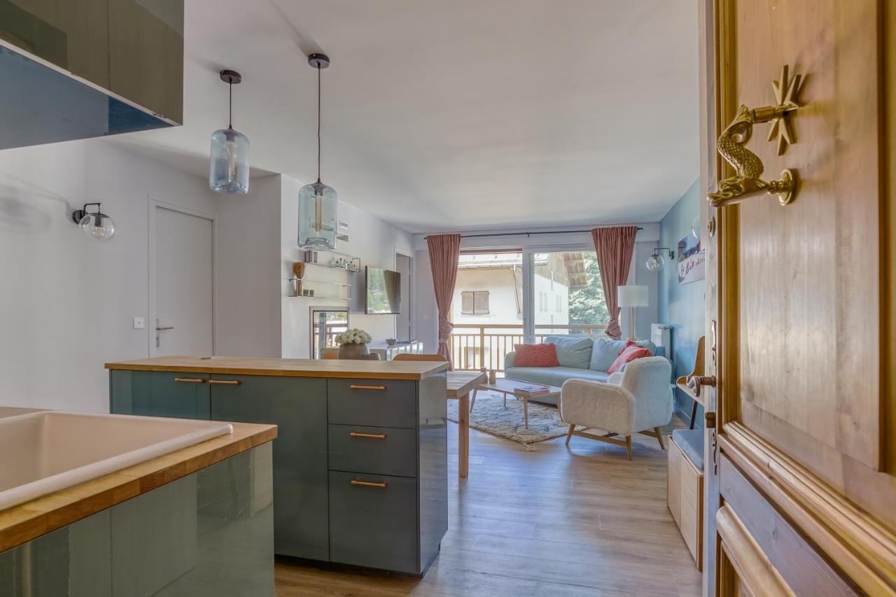 Rare ! Appartement Renove Dans Le Village Pieton De Megève Exterior foto