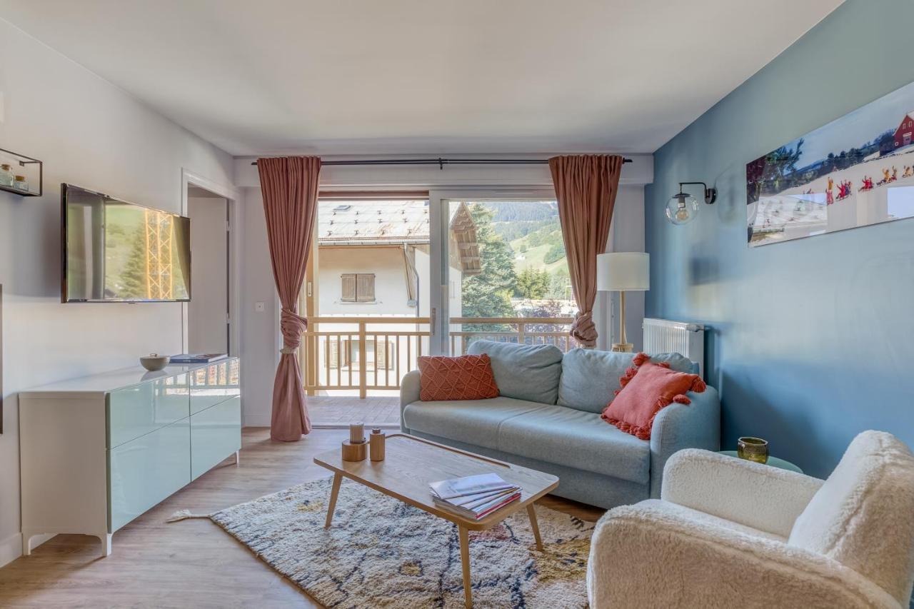Rare ! Appartement Renove Dans Le Village Pieton De Megève Exterior foto