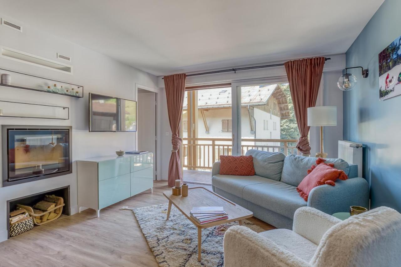 Rare ! Appartement Renove Dans Le Village Pieton De Megève Exterior foto